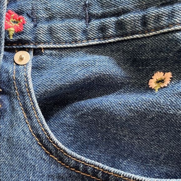 Madewell Embroidered Denim Mini Skirt - Picture 15 of 15